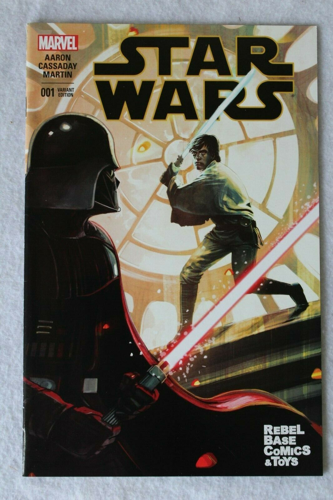 Marvel Comics Star Wars #1 2015 Comic Stephanie Hans Variant Cover Luke Vs Vader