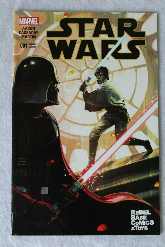 Marvel Comics Star Wars #1 2015 Comic Stephanie Hans Variant Cover Luke Vs Vader